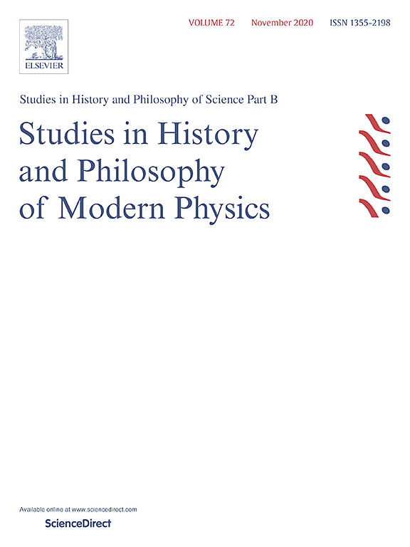Go to journal home page - Studies in History and Philosophy of Science Part B Studies in History and Philosophy of Modern Physics